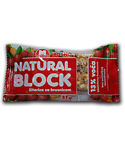 Integralne pločice NATURAL BLOCK sa brusnicom