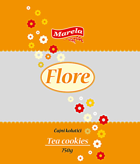 Flore čajni kolutići 750g