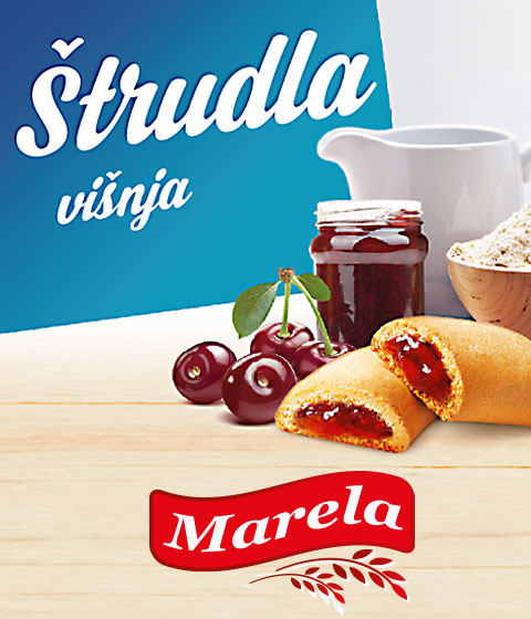Marela štrudla višnja 220g